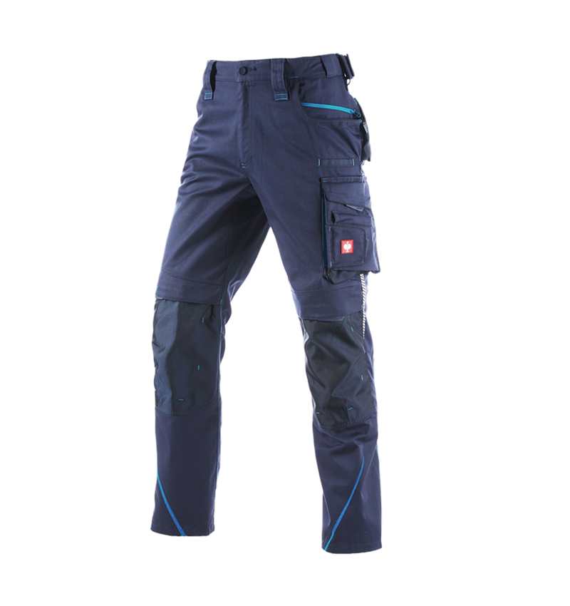 Work Trousers: Trousers e.s.motion 2020 + navy/atoll 4
