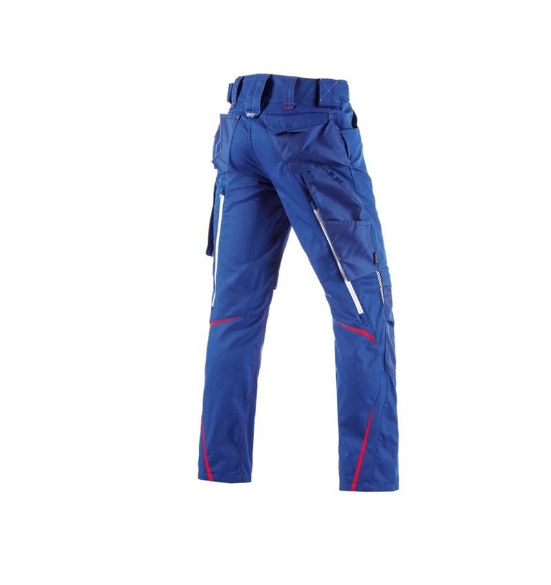 Work Trousers: Trousers e.s.motion 2020 + royalblue/fiery red 5