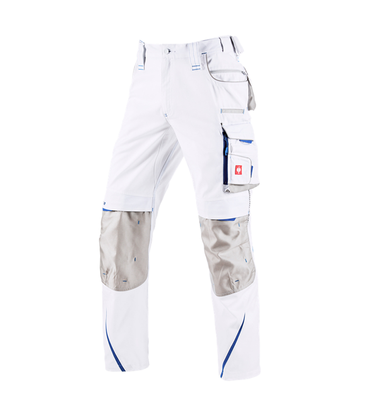 Work Trousers: Trousers e.s.motion 2020 + white/gentianblue 5