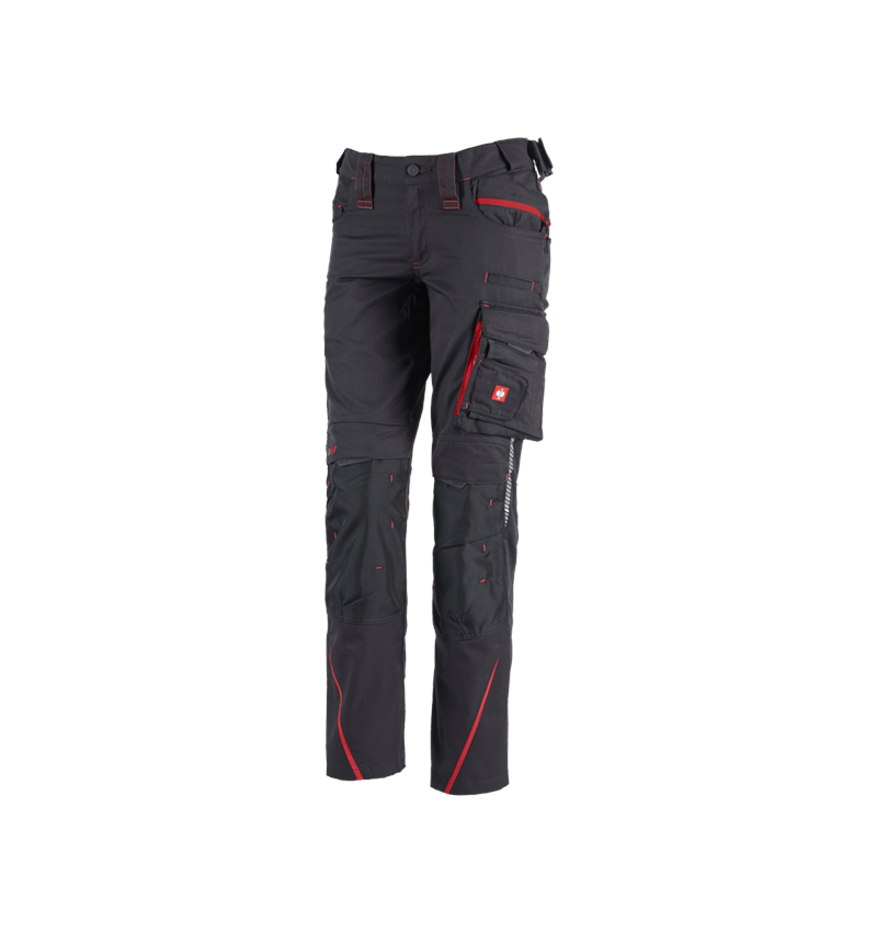 Painters | Decorators | Plasterers: Ladies' trousers e.s.motion 2020 + graphite/fiery red 3