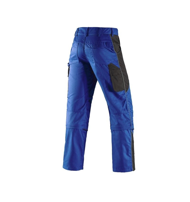 Work Trousers: Zip-Off trousers e.s.active + royal/black 7
