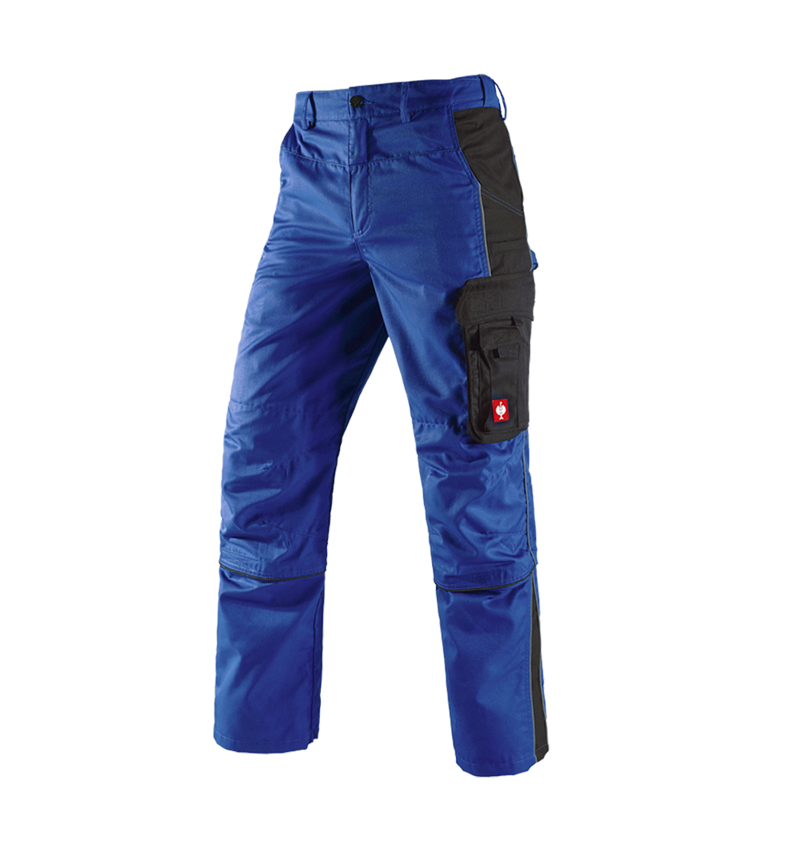 Work Trousers: Zip-Off trousers e.s.active + royal/black 6