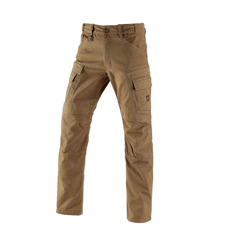 Work Trousers: Worker cargo trousers e.s.vintage + sepia 2