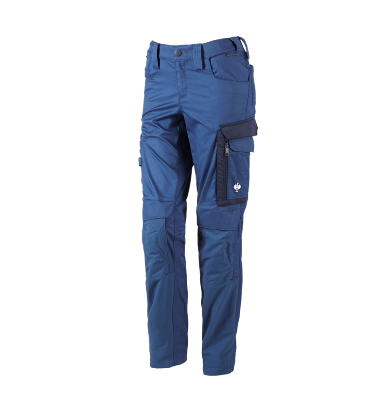 Topics: Trousers e.s.concrete light, ladies' + alkaliblue/deepblue 2