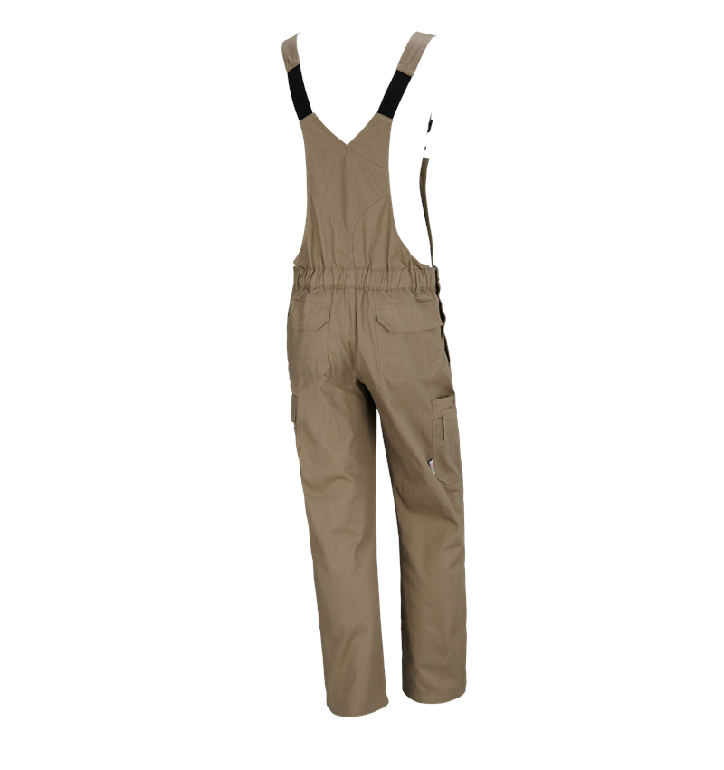 Work Trousers: STONEKIT Bib & Brace Aalborg + khaki 1