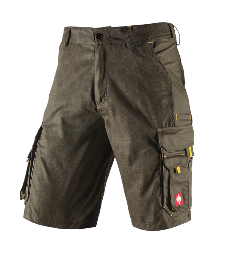 Work Trousers: Shorts e.s. carat + olive/yellow 2