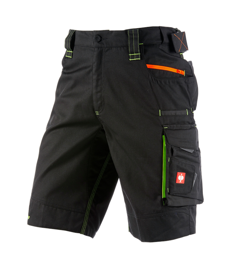 Work Trousers: Shorts e.s.motion 2020 + black/high-vis yellow/high-vis orange 2