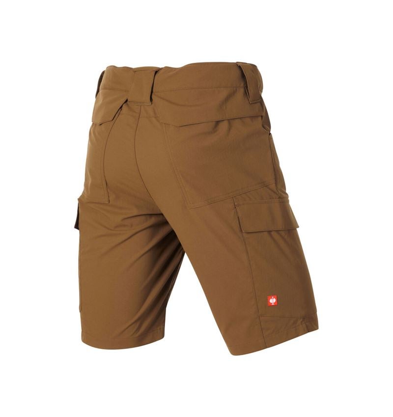 Work Trousers: Shorts e.s.t:aktik light ripstop + desertbrown 4