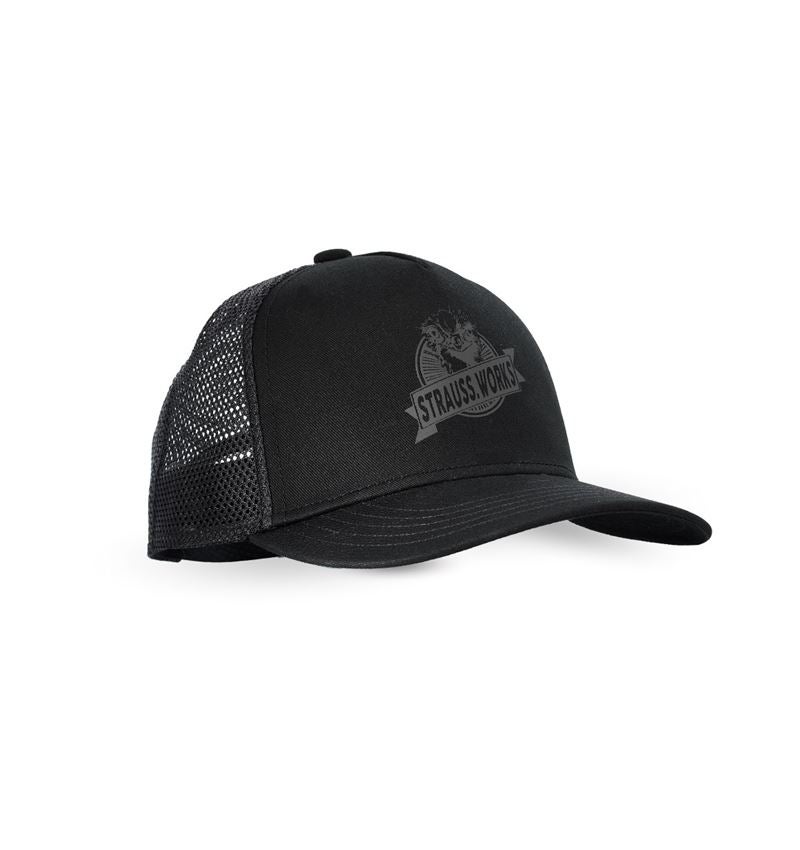 Accessories: Cap e.s.iconic works, children's + black