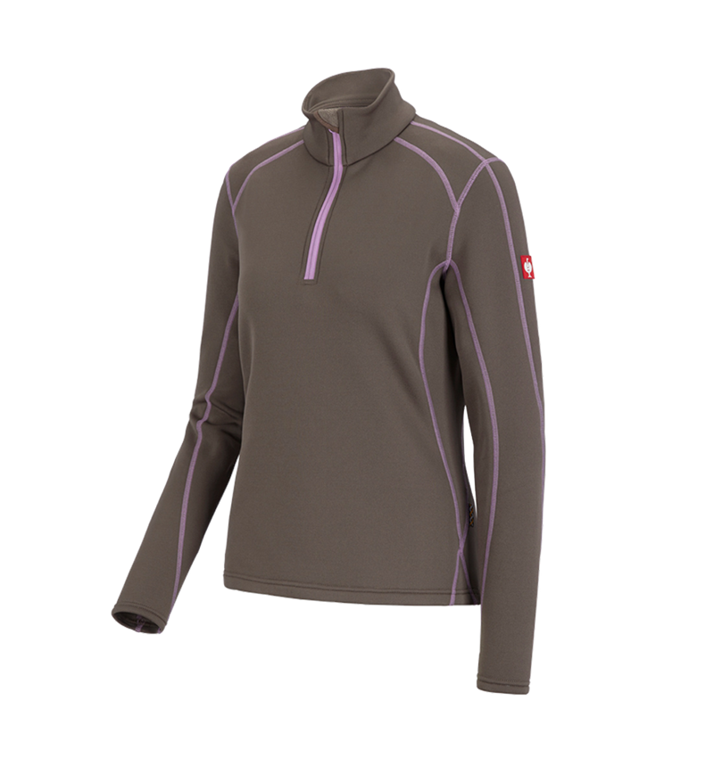 T-Shirts, Pullover & Skjorter: Damefunkt.pullover termostretch e.s.motion 2020 + sten/lavendel 2