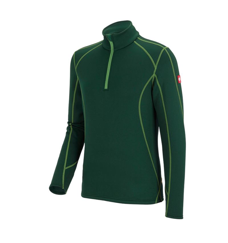 Shirts, Pullover & more: Functional-Troyer thermo stretch e.s.motion 2020 + green/seagreen 4