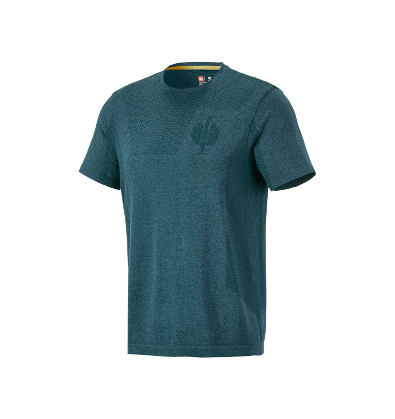 Beklædning: T-Shirt seamless e.s.trail + smaragdgrøn melange 5