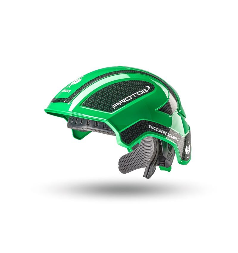 Hard Hats: e.s. Work helmet Protos® + green/black