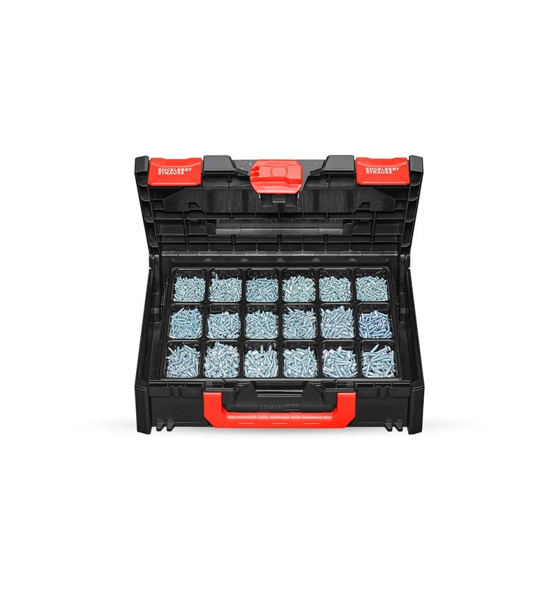 Skruer: Pladeskruer DIN 7981 galv. STRAUSSbox 118 midi