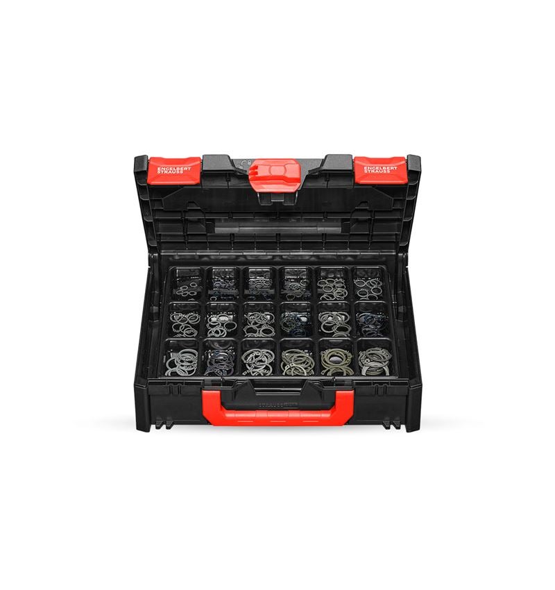 Assorted small parts: Lock washers DIN 471 in STRAUSSbox 118 midi