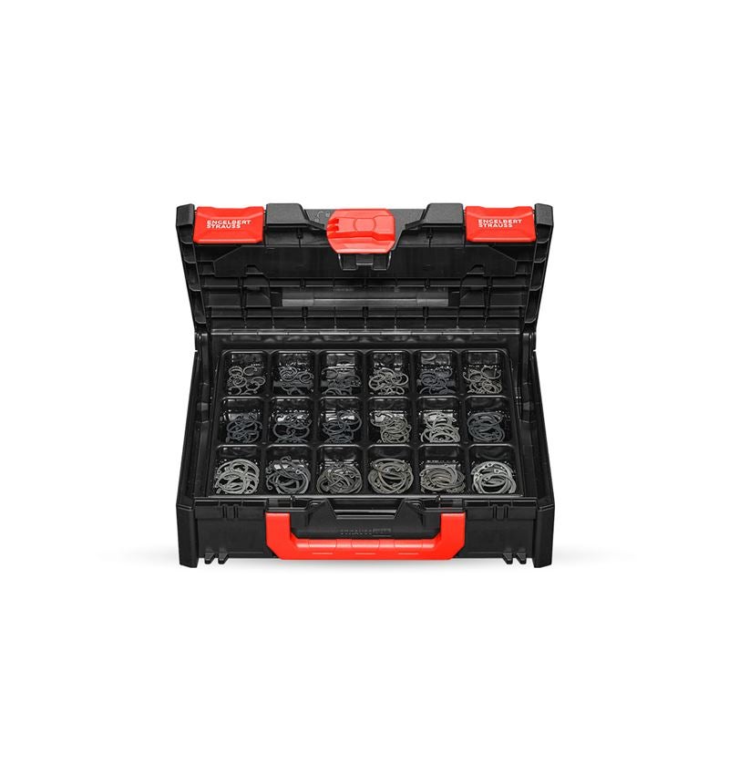 Assorted small parts: Lock washers DIN 472 in STRAUSSbox 118 midi