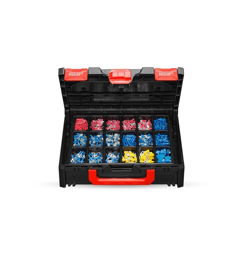 Assorted small parts: Cable connector insulated (veh.) in STRAUSSbox