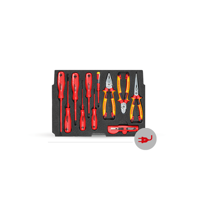 STRAUSSbox System: Værktøjsindlæg Elektro Classic