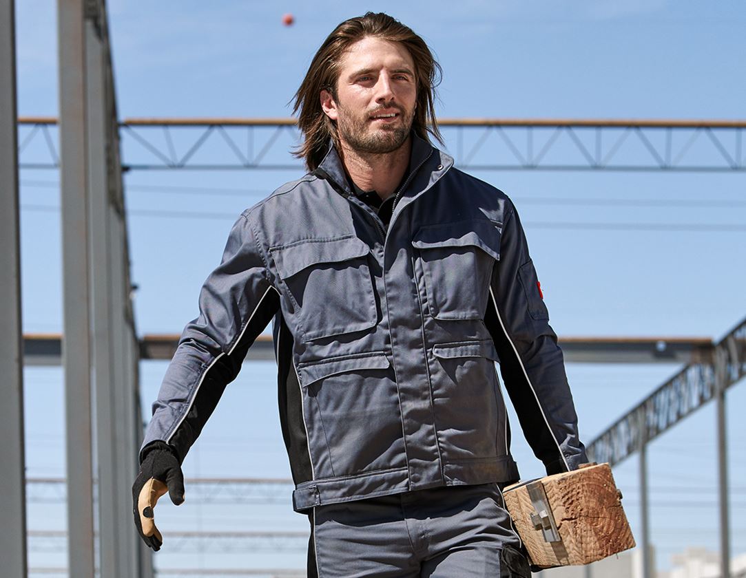 Topics: Work jacket e.s.active + grey/black