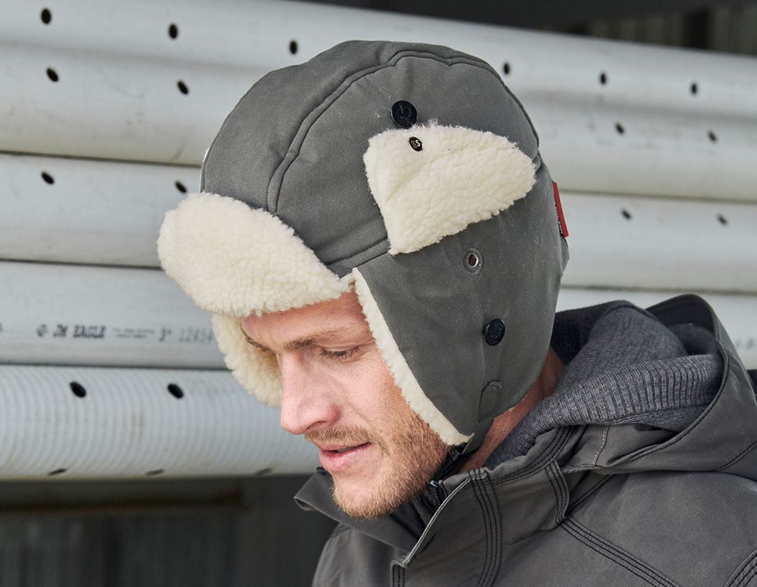 Accessories: e.s. Winter hat cotton touch + titanium