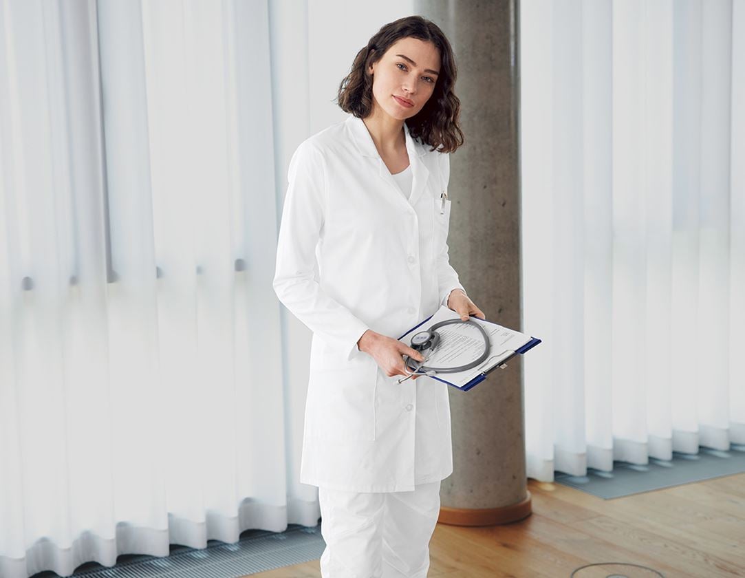 Healthcare Coats | Work Coats: Work Coat Gerlinde + white 1