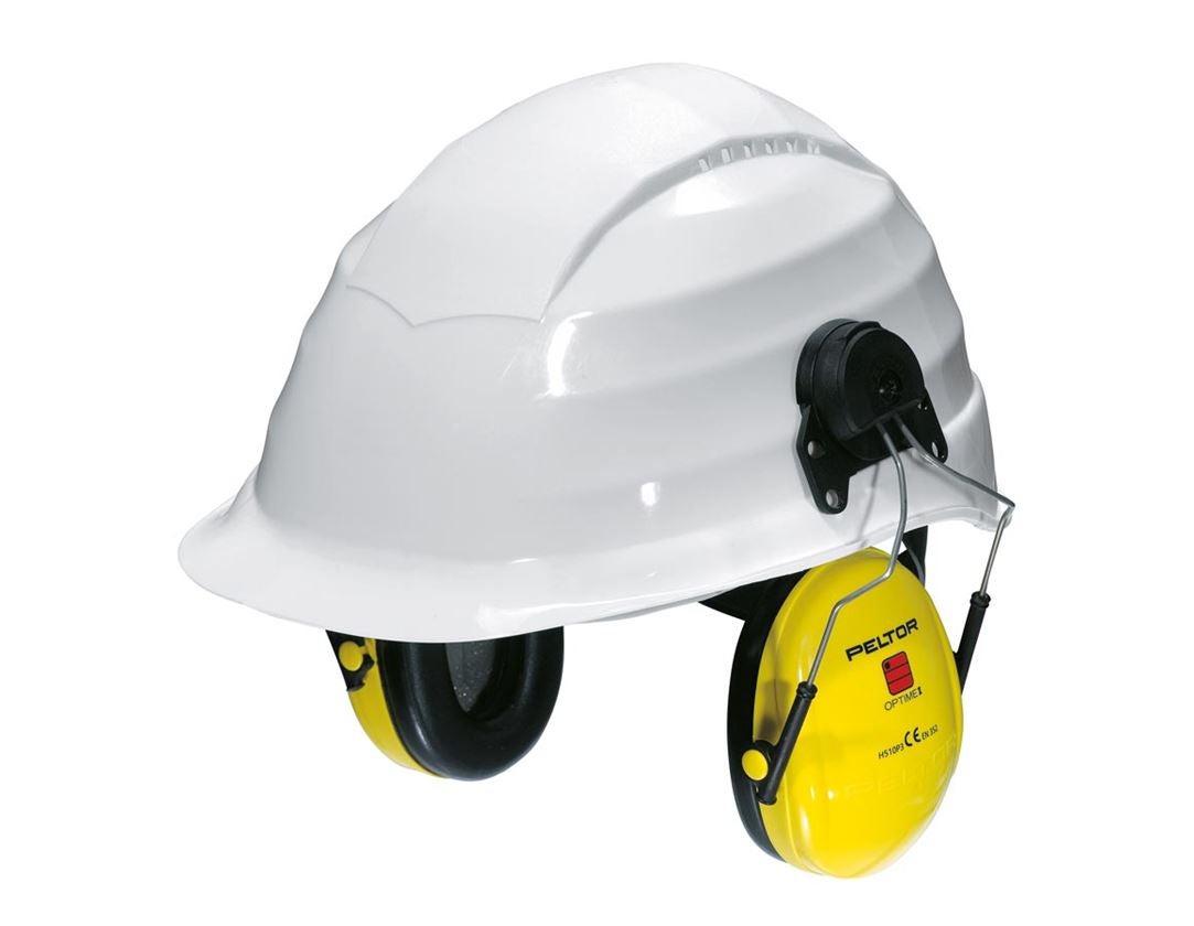 Hard Hats: Safety helmet, 6-point + white