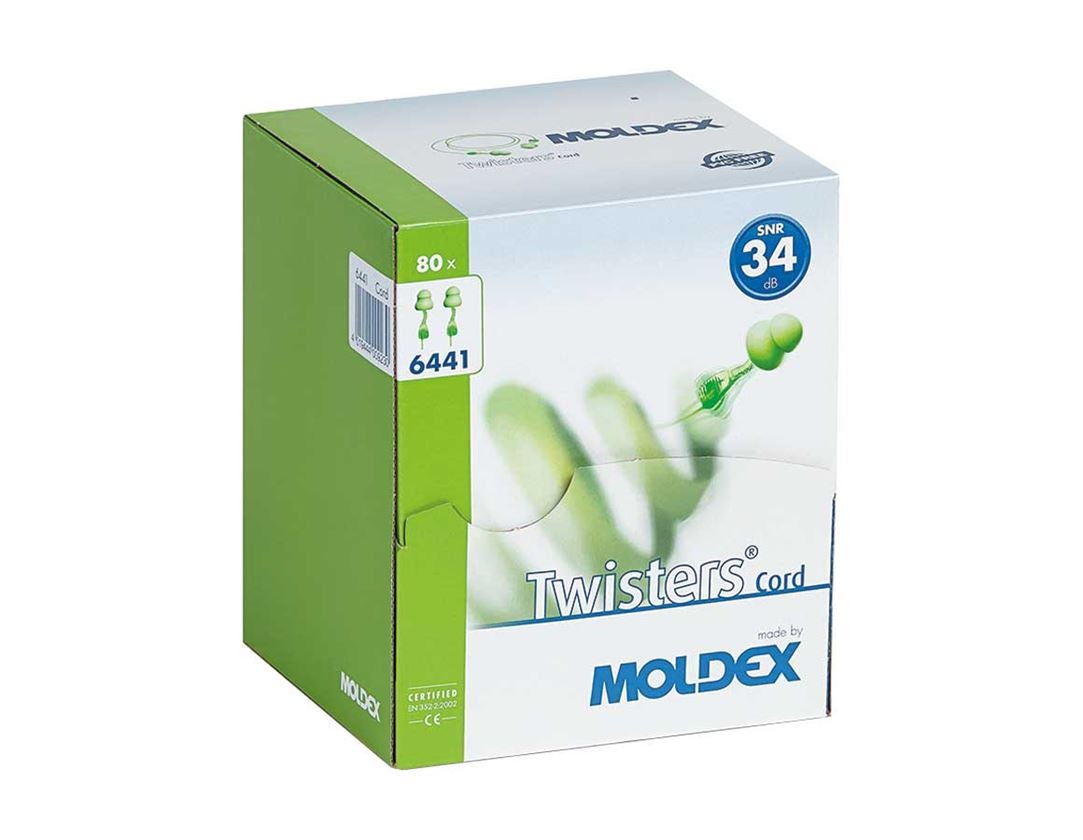 Ørepropper: Horevarnspropper Twisters + grøn 1