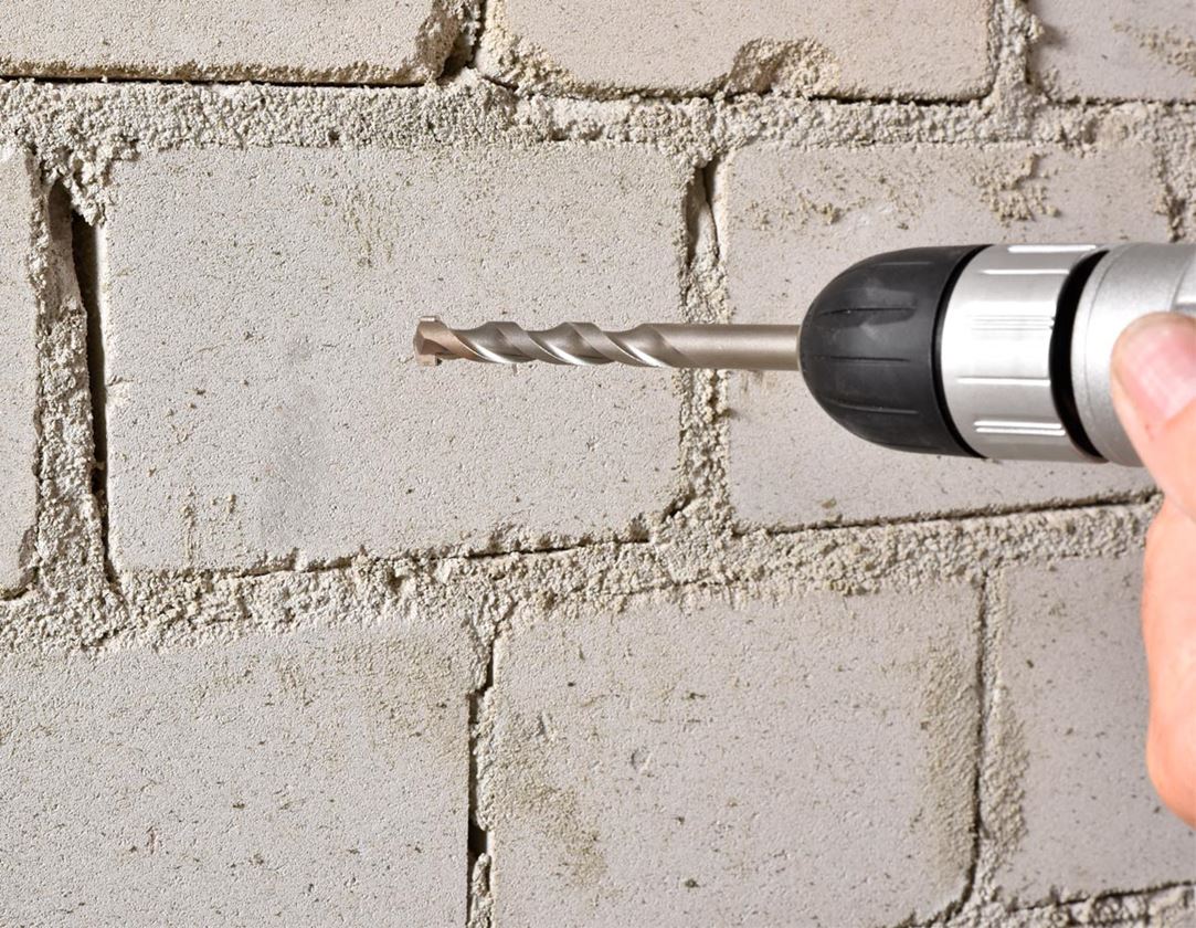 Drills: e.s. 2-blade stone drill set round shaft classic 3