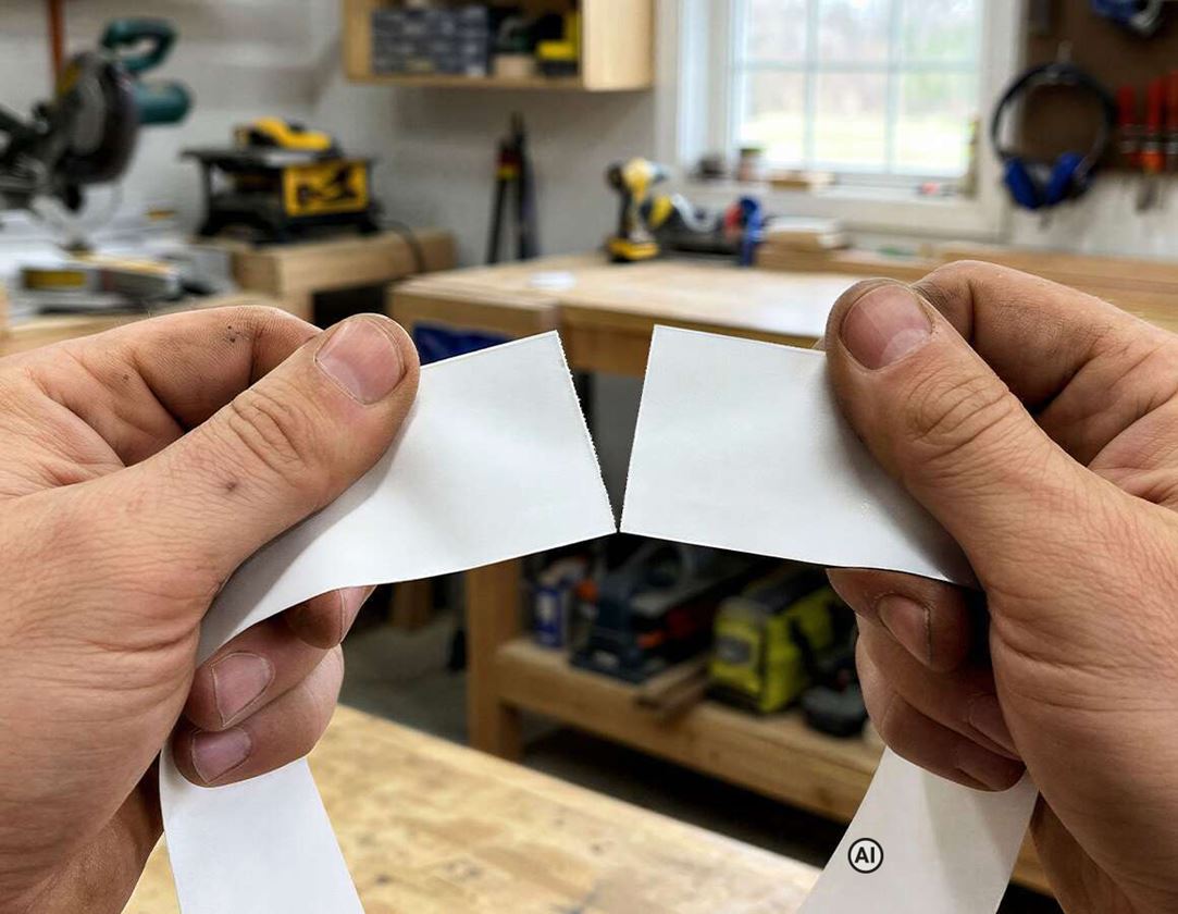 AI-generated / modified - Fabric tape: Fabric adhesive tape + white