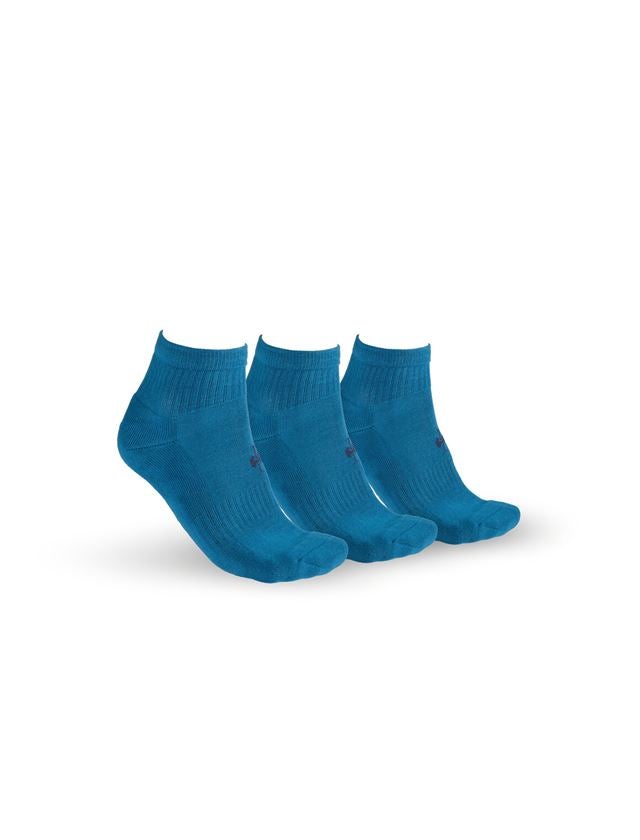 Socks: e.s. Allround socks Classic light/mid,pack of 3 + atoll/navy