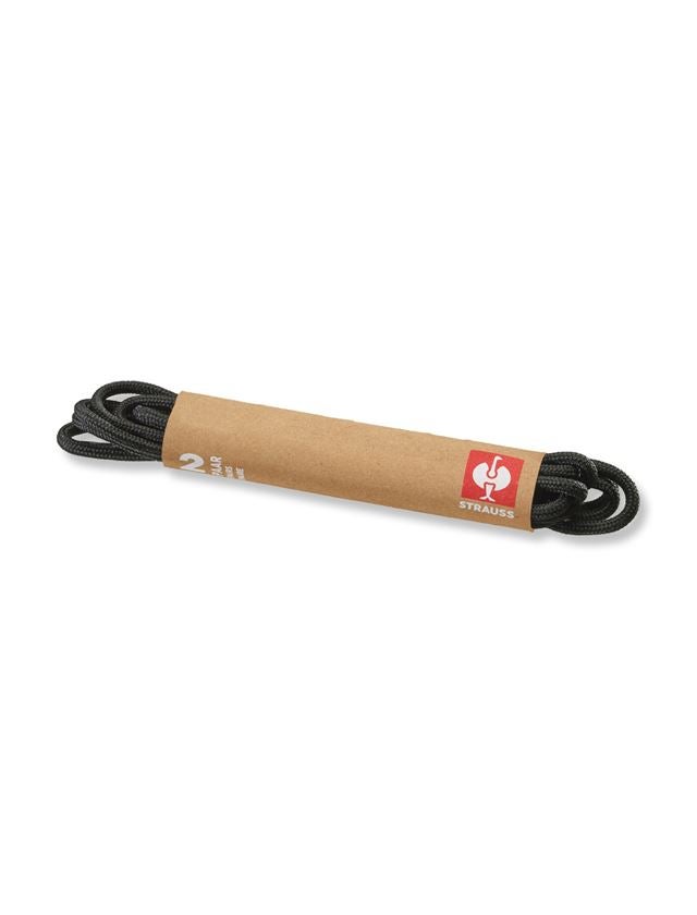Accessories: e.s Shoelaces uni, pack of 2 + black