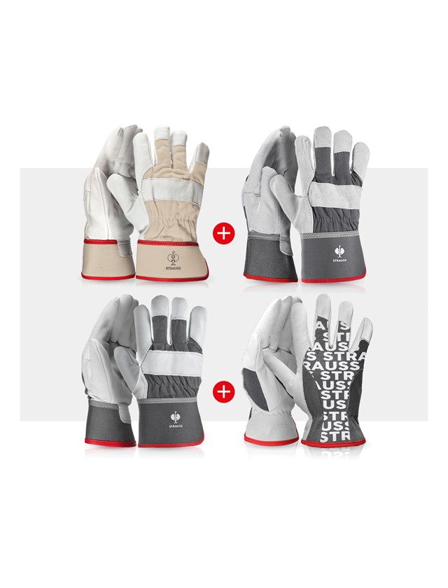 Sets | Accessories: Gloves-set leather