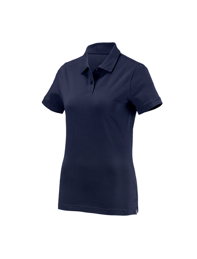 Topics: e.s. Polo shirt cotton, ladies' + navy