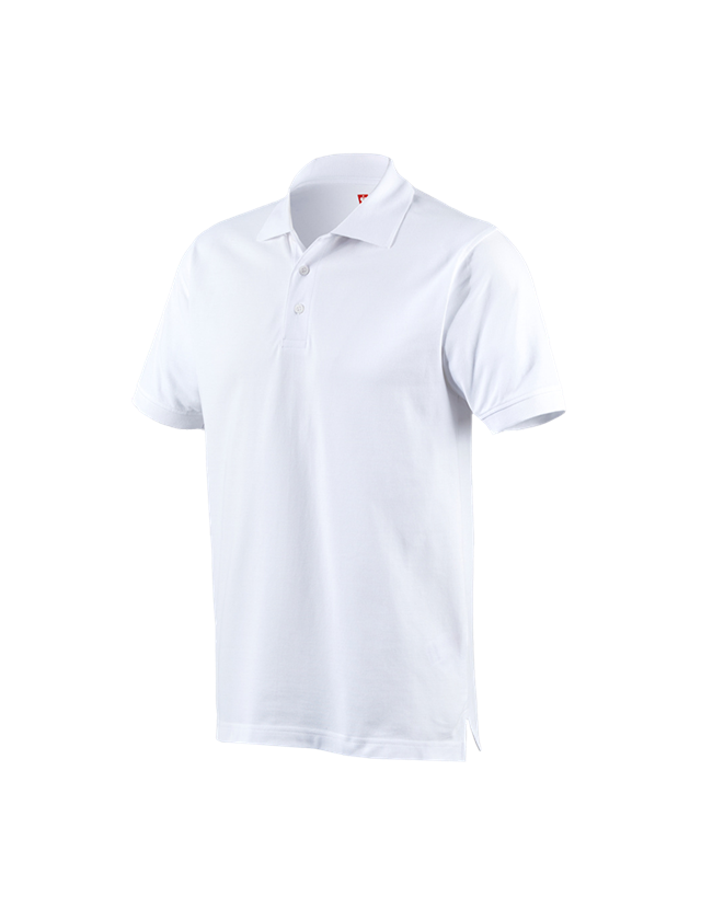T-Shirts, Pullover & Skjorter: e.s. Polo-Shirt cotton + hvid 2