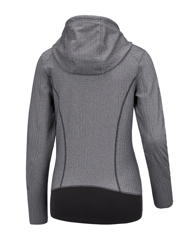 T-Shirts, Pullover & Skjorter: e.s. funktionshættejakke herringbone, damer + sort 1