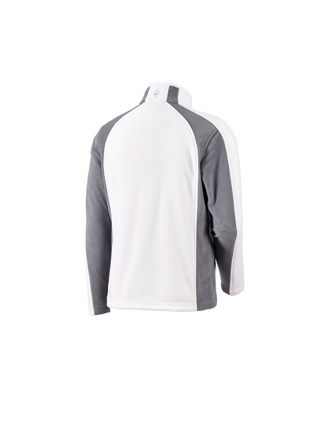 Topics: Microfleece jacket dryplexx® micro + white/grey 2