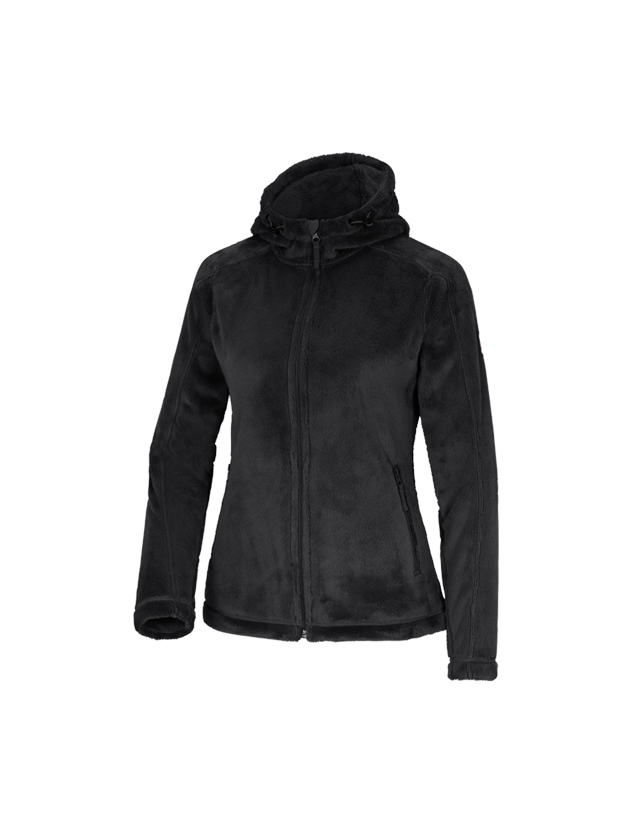 Topics: e.s. Zip jacket Highloft, ladies' + black 2