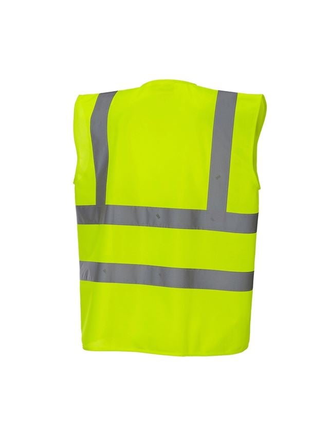 Arbejdsveste: STONEKIT advarselsvest med lomme + advarselsgul 1