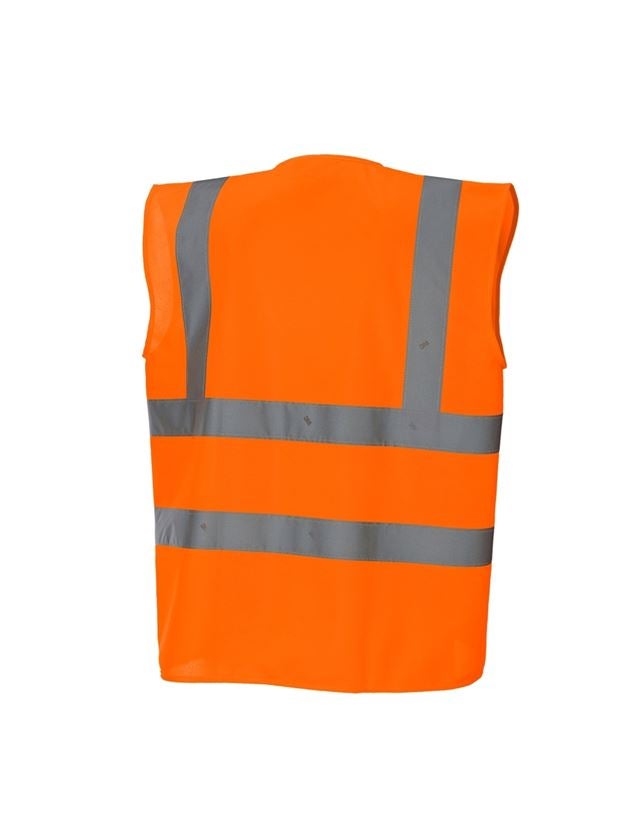 Arbejdsveste: STONEKIT advarselsvest med lomme + advarselsorange 1