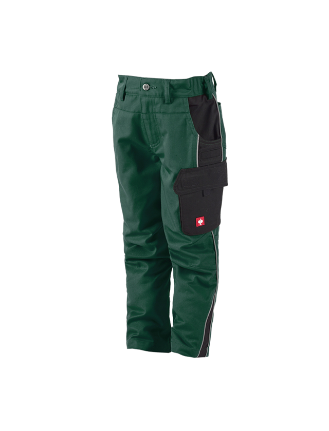 Trousers: Children's trousers e.s.active + green/black 2
