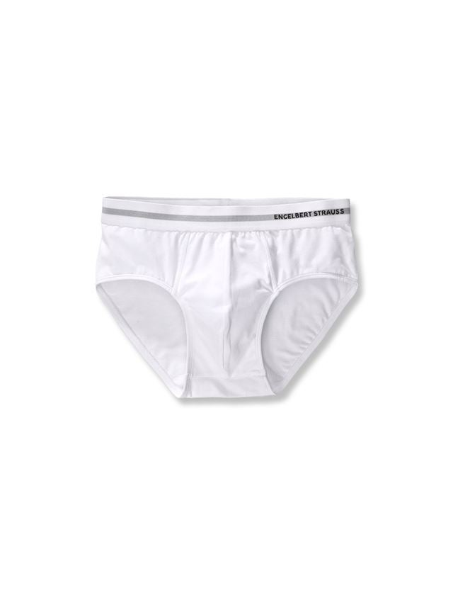 Underwear | Functional Underwear: e.s. Cotton stretch briefs + white