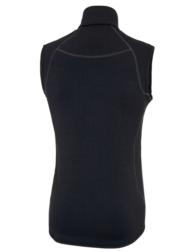 Arbejdsveste: e.s. Vest thermo stretch-x-warm + sort 4