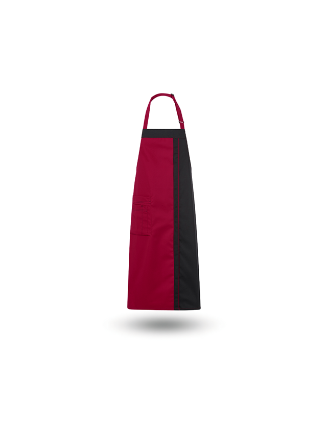 Aprons: Bib Apron Steyr + bordeaux/black