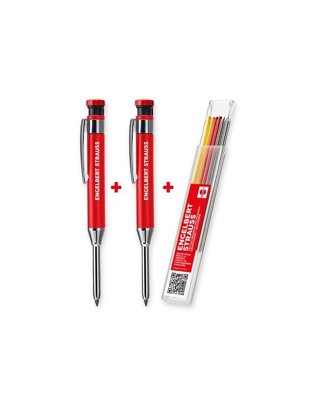 Marking tools: Set:2x e.s.Deep-hole marker+e.s.spare refills