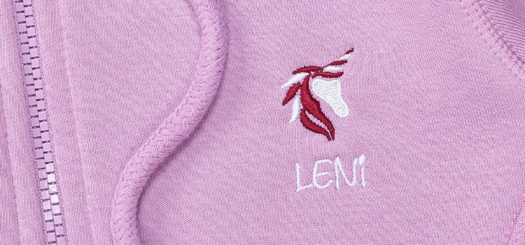 e.s. Hoody sweatjacket poly cotton, ladies'