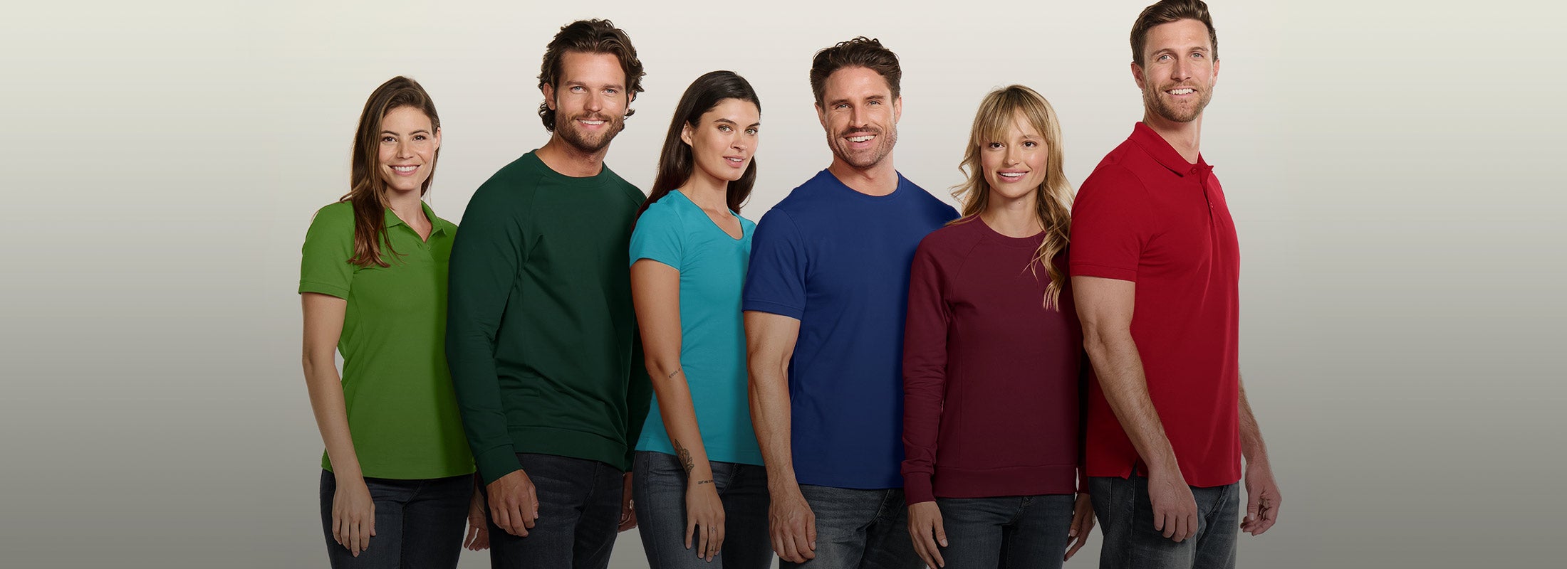 Basics collection in various colours, shapes, and materials for men and women