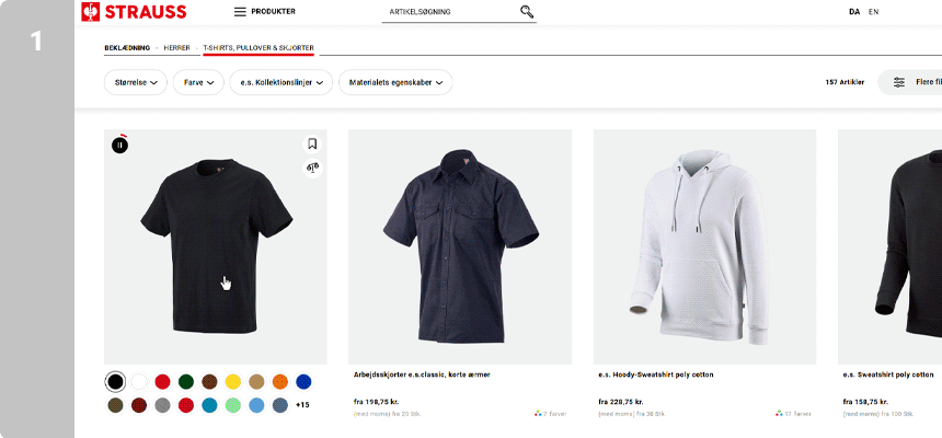 Ønsket design fra 1 stk. 