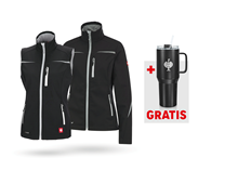 SÆT: Softshelljakke + vest e.s.motion2020, damer