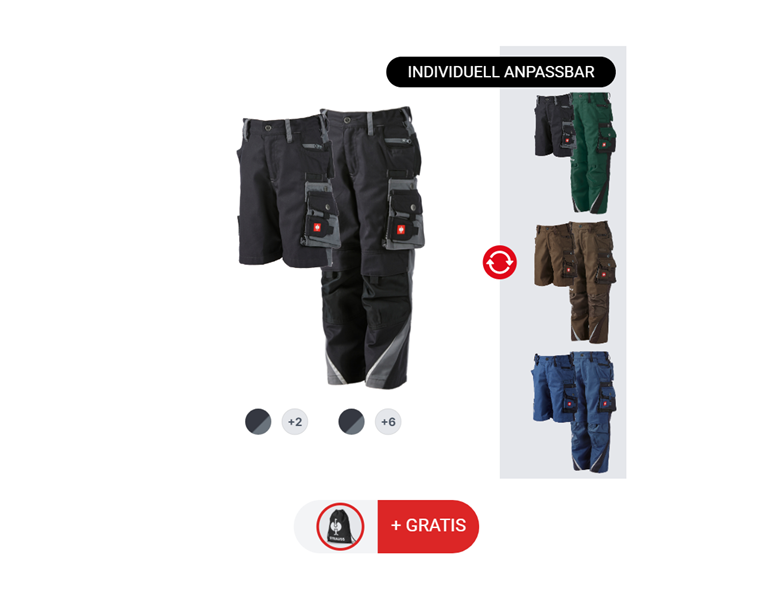 KINDER-SET: Bundhose + Short e.s.motion
