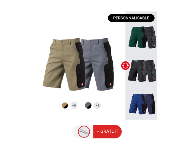 KIT POUR HOMMES : 2x Short e.s.active